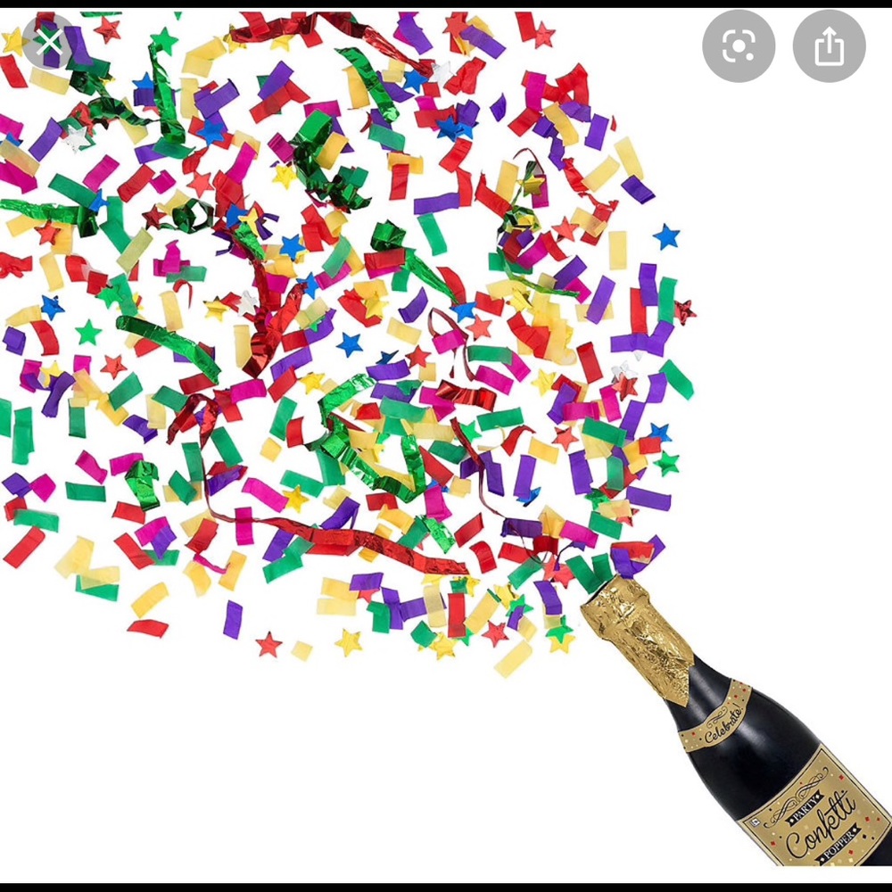 Confetti Champagne Poppers